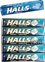 Pilna dėžutė HALLS saldainių be cukraus 20 x 33 g pakuotėje (originali)