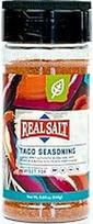 Redmond Real Salt Taco prieskonių druska - natūrali, nerafinuota, be glitimo | Prieskonių džemperis | Taco ir meksikietiškiems patiekalams | 125 g