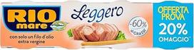Rio Mare Leggero Tonno olio oliva 4x 60g Tunas alyvuogių aliejuje lengvas 60% riebumo