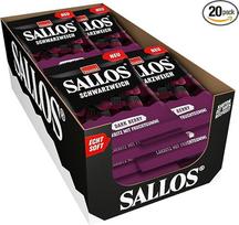 SALLOS Schwarzweich Dark Berry Storage Pack - saldymedis su vaisių derva, natūralios saldymedžio sultys, aštrus saldymedžio derinys, veganiškas, sandėliavimo pakuotėje, 20 x 200 g