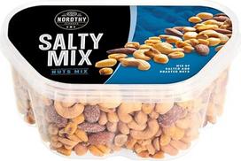 Salty Mix Nuts Skrudintų ir sūdytų užkandžių dėžutė iš Danijos 425g + užrašų knygutė 25 lapai
