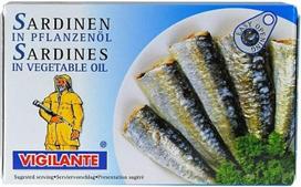 Sardinės augaliniame aliejuje / sardinas en aceite vegetal - 120 g