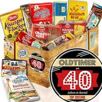 Sausainių šokoladas / Rytų dėžutė / "Oldtimer 40" / saldainių rinkinys 40-osioms metinėms