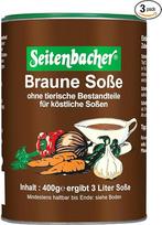 Seitenbacher rudasis padažas I Veganiškas I Be glitimo I Be glitimo I Be laktozės I Greitas ir paprastas I Pakuotė po 3 vnt. (3 x 400 g)