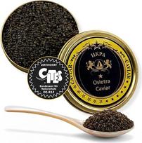 Sepehr Dad Osietra Caviar Select | Nemokama perlamutrinė šaukštelė | Veisimas ES | 125 g