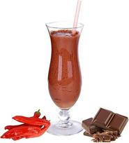 Šokoladiniai čili išrūgų milteliai "Luxofit" su L-karnitinu, praturtinti baltymais Sveikatingumo gėrimas išrūgos be aspartamo (šokoladiniai čili, 10 kg)