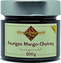 Streuobstwiesle Fiery Mango Chutney - 200 g - sodrus, aromatingas padažas kepimui ant grotelių, Fondue, Raclette, dėžei, ryžiams...