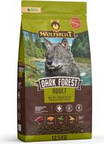 Suaugusiems šunims skirtas sausas ėdalas WOLFSBLUT Dark Forest Adult su natūraliais ingredientais ir vertingais supermaistais. Visavertis ėdalas be grūdų, be priedų, maiše 12,5 kg Wild