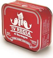 Viduržemio jūros raudonasis tunas Ventresca alyvuogių aliejuje 340 g IV Regia di Sardegna - Rankų darbo Sardinijoje, Italijoje - Ventresca yra riebiausia ir skaniausia tuno mėsa.