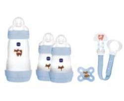 Dovanų rinkinys naujagimiui Mam blue, 0+ mėn, 5 dalių