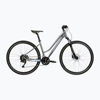 Moteriškas krosinis dviratis KROSS Evado 5.0 In grey/blue/gloss
