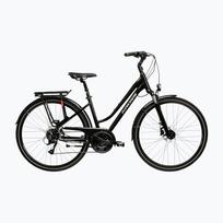 Moteriškas žygio dviratis KROSS Trans 4.0 In black/silver/gloss