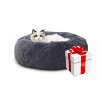 NUXIE® Šunų lova katėms plaukuota lova 65cm xxl  + Staigmena katei