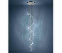 Eglo 390492 -LED pakabinamas šviestuvas ant laido COMAREIRA 40xLED/2,1W/230V 2200/3000/4000K chromuotas