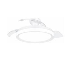 Philips - reguliuojamas LED lubinis šviestuvas su ventiliatoriumi BLISS LED/35W/230V baltas + nuotolinio valdymo pultas