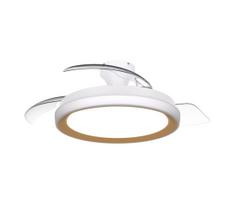Philips - dimeriuojamas LED lubinis šviestuvas su ventiliatoriumi BLISS LED/35W/230V auksinis + nuotolinio valdymo pultas