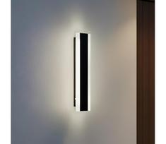 LED lauko sieninis šviestuvas MIRANA S LED/8W/230V 4000K IP44 30 cm juodas