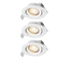Osram - komplektas (3 vnt.) įleidžiamas LED šviestuvas SPOT LED/4,9W/230V 2700K baltas