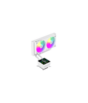 Gamemax CPU Liquid Cooler | GLACIER 240 LCD WH | White