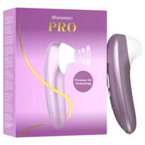 „Womanizer Pro“ - oro bangomis veikiantis klitorio vibratorius (violetinis)