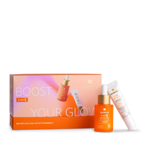 SESDERMA, BOOST YOUR GLOW odos priežiūros rinkinys su vitaminu C (C-VIT 5 SERUM 30ml + C-VIT FLUID 10ml)