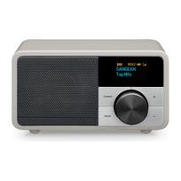 Sangean Electronics Genuine Mini DDR-7 Tischradio DAB+ UKW AUX Bluetooth Silber