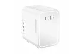Mini šaldytuvas su LED veidrodėliu ELLE 8L baltas