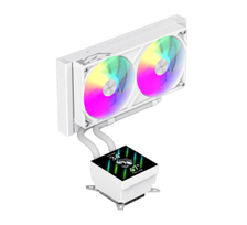 Gamemax CPU Liquid Cooler | GLACIER 240 LCD WH | White