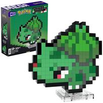 Mattel MEGA Pokémon Bulbasaur 15cm Pikselių Meno RETRO 374ele ZA6177