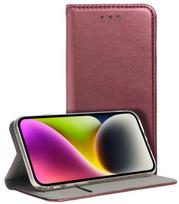 Raudonas atverčiamas dėklas Samsung Galaxy A17 / A18 4G / 5G telefonui "Smart Magnetic"
