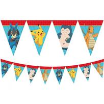 Girlianda – vėliavėlės „Pokemon“ – gimtadienio dekoracija vaikų šventei (25x230cm)