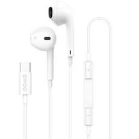 BWOO HF175 wired earphones with microphone, USB-C