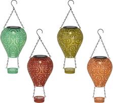 Metalinė saulės energija maitinama dekoracija Balloon, 13 x 36 cm