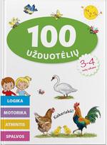100 užduotėlių 3-4 metų vaikams. Logika, motorika, atmintis, spalvos - Nėra Autoriaus