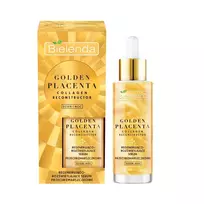 BIELENDA_Golden Placenta Collagen Reconstructor regeneruojantis ir šviesinantis serumai nuo raukšlių 30g