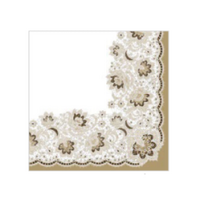 Popierinės stalo servetėlės 20vnt. MAKI 33x33cm, ornamentai