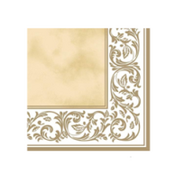 Popierinės stalo servetėlės 20vnt. MAKI 33x33cm, ornamentai