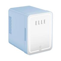 ELLE 4L mini šaldytuvas su LED makiažo veidrodžiu, blue | ESDAFX04BUEU | 4895091318570