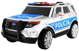 Vaikiškas elektromobilis Visureigis Lenkijos policija