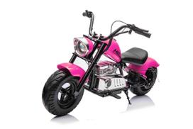 Vaikiškas elektromobilis Motociklas Chopper Warrior Rožinis
