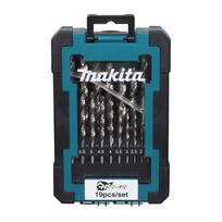 19 dalių metalo grąžtų rinkinys MAKITA HSS-GS