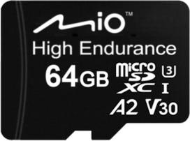 MIO High Endurance | 64GB | MicroSD | Flash memory class UHS-I