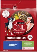 Purina Nestle PURINA One Adult Medium/Maxi Monoprotein Rich in turkey - dry dog food - 2,5kg
