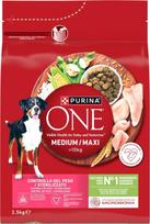 Purina Nestle PURINA One Adult Medium/Maxi Weight Control/Sterilized Rich in turkey with rice - dry dog food - 2,5kg