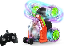 Tec-Toy Crazy Tumbler - Stunt Car w/light - R/C 2,4GHz - Orange (534444)