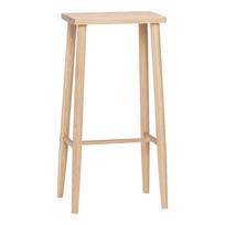Natūralios spalvos iš ąžuolo masyvo baro taburetė (sėdynės aukštis 72 cm) Folk – Hübsch
