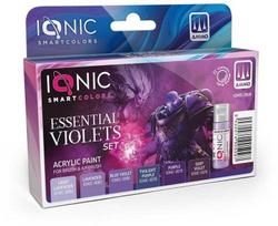 Ionic Smart Colors IONIC akrilinių dažų rinkinys Essential Violets 0509 – violetiniai atspalviai