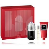 Cartier Pasha de Cartier Edition Noire rinkinys vyrams (100 ml. EDT + 10 ml. EDT + 100 ml. dušo gelis) - Rinkinys
