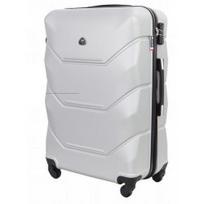 Vidutinis plastikinis lagaminas Gravitt 950a-V Sidabro spalva