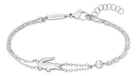 Lacoste Double steel bracelet Crocodile 2040580
